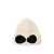 C.P. Company C.P. Company "Goggle" Extra Fine Merino Wool Beanie WHITE