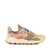 FLOWER MOUNTAIN5 Flower Mountain Yamano 3 Woman Sneakers In Suede And Technical Fabric Beige And Pink BEIGE, PINK