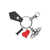 Vivienne Westwood Vivienne Westwood I Love Orb Keyring Black