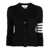 Thom Browne Thom Browne Cardigan With 4 Stripe Detail Black