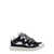 Lanvin Lanvin White And Black Leather Curb Sneakers Black