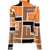 Fendi Fendi Printed High-Neck Top ORANGE