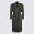 Lardini Lardini Dark Grey Wool Coat Green