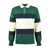 AUTRY Autry Striped Jersey Polo Shirt WHITE, BLUE, GREEN