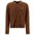 STOCKHOLM SURFBOARD CLUB Stockholm Surfboard Club "Broke" Cardigan BROWN