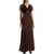 ROTATE Birger Christensen Long Satin And Lace Dress N/A