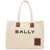 Bally East/West Akelei Canvas Tote NATURAL/CUERO+ORO