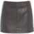 Pinko Mini faux leather skirt 'Grass' Brown