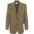 AMARANTO Blazer with seam details Green