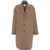 Otto d ame Midi houndstooth coat Beige