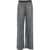 Otto d ame Palazzo pants with sequins Silver