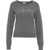 LIU JO SPORT Sweater with logo and strass Grey