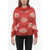 Marni Merino Wool-Blended Sweater With Cuffs Red