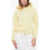 Ralph Lauren Fleece Cotton Blend Hoodie With Embroidered Logo Yellow