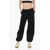 Armani Emporio Balloon Fit Pants With Satin Bottom Black