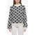 Maison Margiela Fuzzy Wuzzy Mohair Fuzzy Sweater With Polka Dot Pattern Black & White