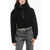 JACQUEMUS Double Layer Cropped Pullover With Turtleneck Black