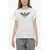 Armani Emporio Crew Neck T-Shirt With Printed Logo White