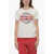 Kenzo Crew Neck Le Monde T-Shirt With Front Embroidery White