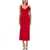 Magda Butrym Sculptural Midi Dress RED