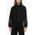 Armani Emporio Full Zip Track Sweatshirt With Satin Details Black