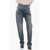 Maison Margiela Mm1 High-Waisted Distressed Denims Blue