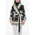 ALANUI Pure Cashmere Icon Cardigan With Belt Black & White