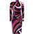 PUCCI Midi Dress FUXIA/MARRONE