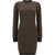 Fendi Midi Dress TOBACCO