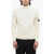 C.P. Company Wool-Blended Turtleneck Sweater With Cuffs White