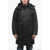 Armani Ea7 Padded Coat With Camo Print Black