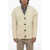 AMI ALEXANDRE MATTIUSSI Aran Virgin Wool Cable Cardigan White