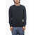 ETRO Crew Neck Virgin Wool Sweater Blue