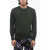 ETRO Crew Neck Virgin Wool Sweater Green