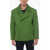 Valentino Garavani Box-Fit Wool Blend Double-Breasted Peacoat Green