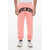 Givenchy Brushed Cotton Sweatpants With Logo Patch Pink