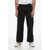 Kenzo Cotton Cargo Pants With Drawstringed Waistband Black