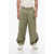 Armani Emporio Single-Pleated Balloon Fit Cargo Pants Military Green