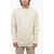 Armani Ga Emporio Ribbed Wool Blend Pullover White