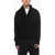 Saint Laurent Mohair Blend Sweater With Shawl Lapel Black