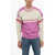 Isabel Marant Two-Tone Charles Cotton Blend Sweatshirt Pink