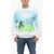 SKY HIGH FARM Printed Cotton Crew-Neck Sweatshirt White