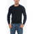 Brunello Cucinelli Crew Neck Cashmere Sweater Blue