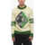 Dior Crew Neck Bobby Mohair Blend Pullover Multicolor