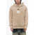 Dolce & Gabbana Re-Edition Cotton Hoodie With Raw-Cut Details Beige