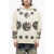 Dolce & Gabbana Reverse Cotton Hoodie With Print White