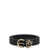 Pinko Pinko Logo Buckle Leather Belt Black