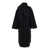 TOTÊME Embroidered Scarf Coat Black