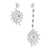 Magda Butrym Magda Butrym Asymmetrical Crystal Scatter Drop Earrings SILVER