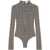 COURRÈGES Courrèges Prince Of Wales-Pettern Body NATURAL / MUD BROWN